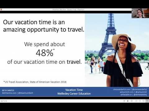 休假时间：您旅行的方式可以改变您的工作方式（WebInar，2019年3月）