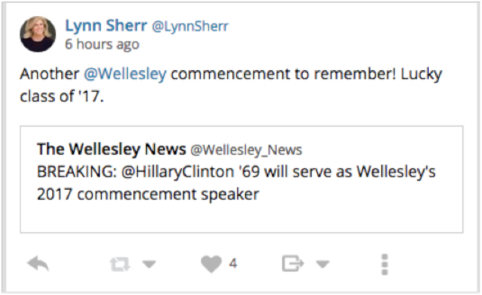 林恩·希尔:另一个值得铭记的韦尔斯利毕业典礼。