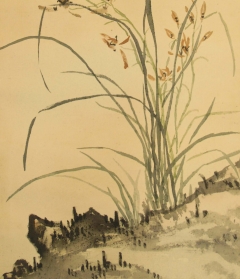 蒋夫人，中国兰花春(细节)，约1951-58。艺术家的礼物，2006.170.1