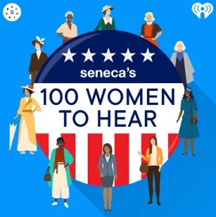 塞内卡的100名妇女听到徽标