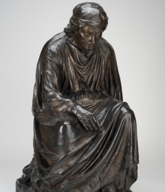 安妮·惠特尼，罗马，1869年。青铜，27 x 15 1/2 x 20英寸。1886届毕业生送给学院的礼物